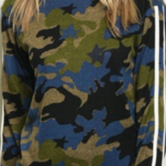 💚💙Camo Sport Sweater💙💚 - Picture 4 of 8